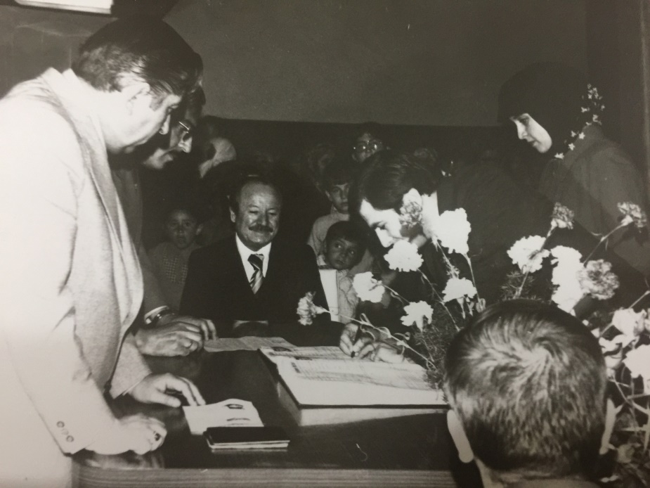 Nikah şahitleri içişleri Bakanı Faruk Sükan, Mustafa Saklan