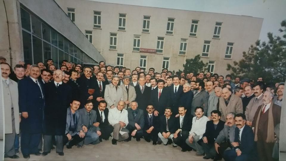 1987 yılı Konya Milletvekillerinin seçim kurulunda mazbata töreni dönüşü