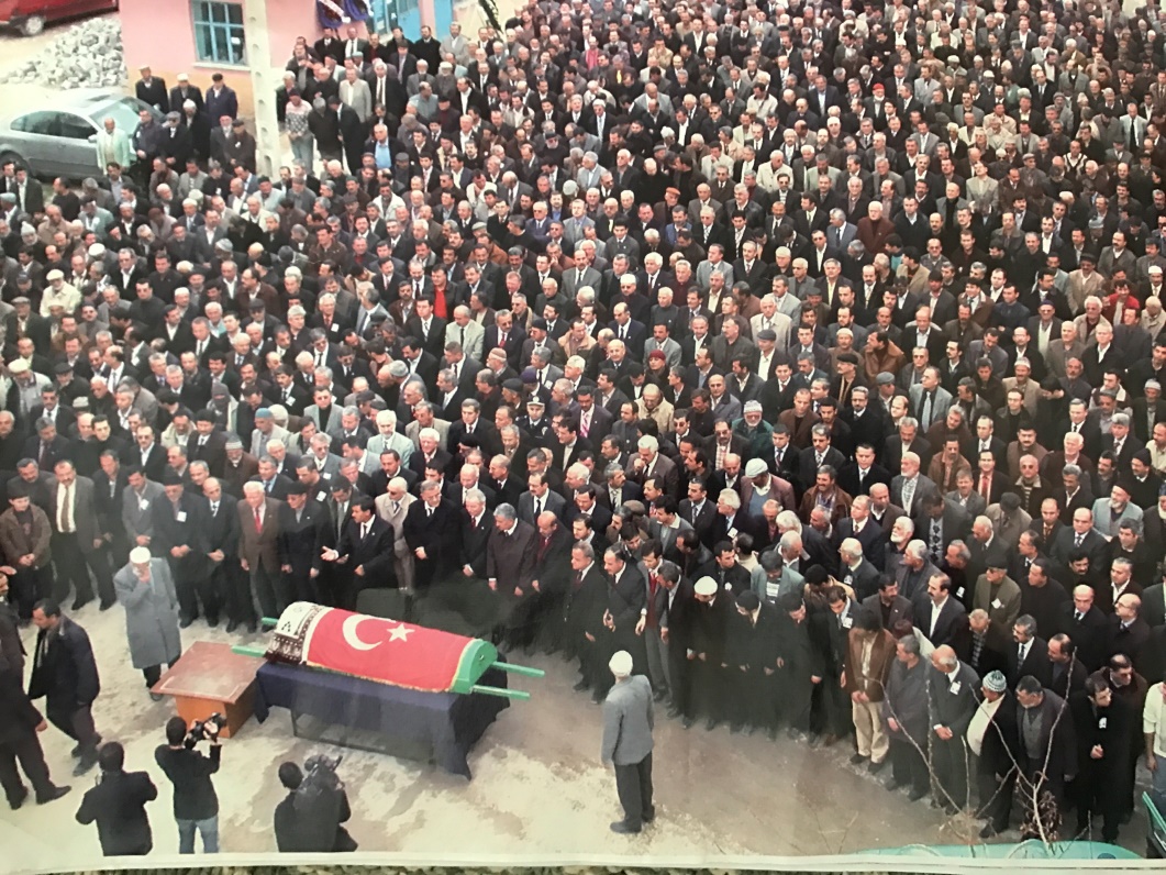 Haydar Koyuncu’nun İçeri Çumra kasabasındaki Cenaze töreni