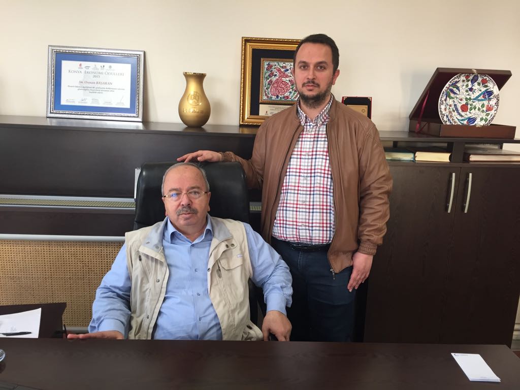 Osman Başaran, Oğlu Haydar Başaran’la birlikte