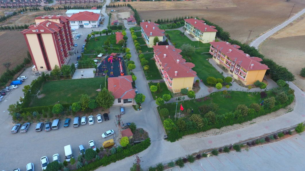 Termal Tesisin havadan görünüşü