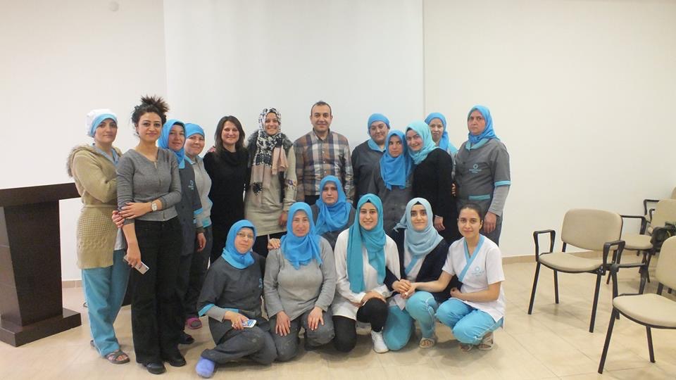 Termal tesiste çalışan bayan personellerimiz