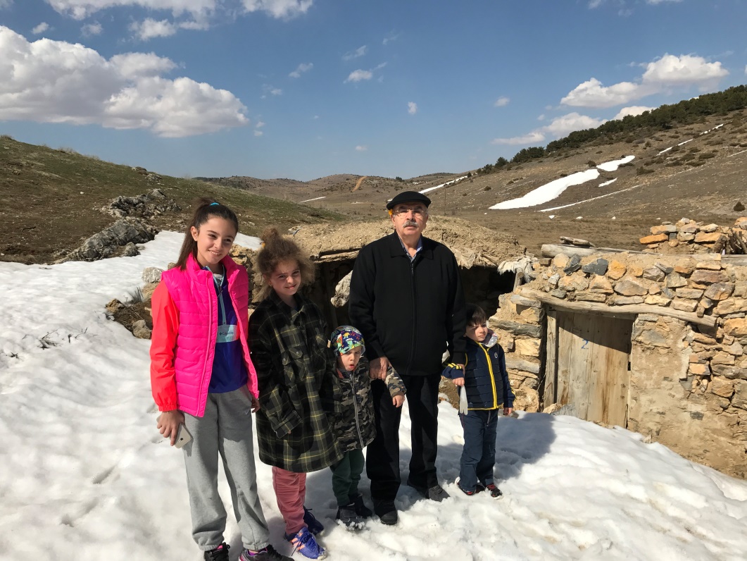 Yayla evimizi torunlarla ziyaret